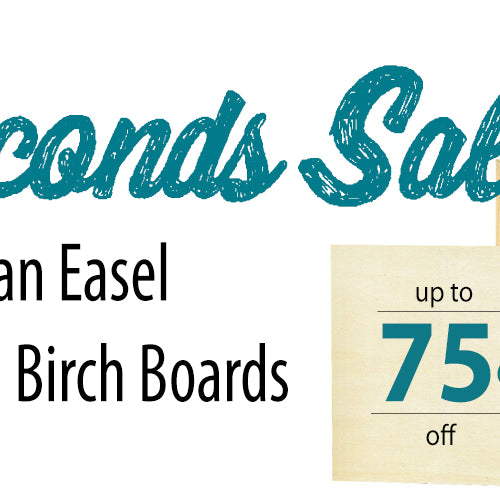 2023 Cradled Birch Board Second Sale with American Easel