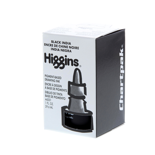 HIGGINS Black India Ink, Waterproof, 1 oz