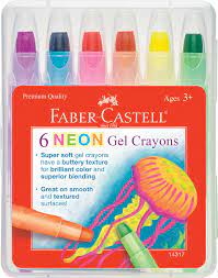 Faber-Castell Neon Gel Crayons | Faber-Castell