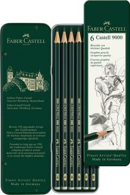 Faber Castell Graphite 9000 6 Count Tin Set | Faber-Castell