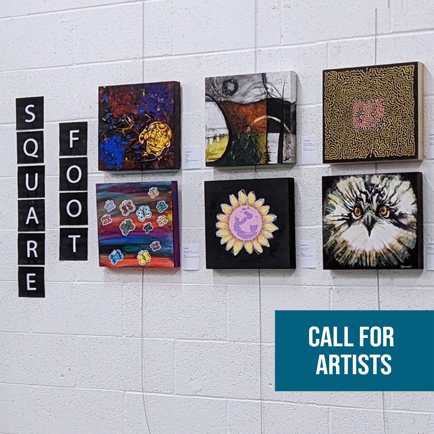 2025 Square Foot Art Show - Art Department LLC