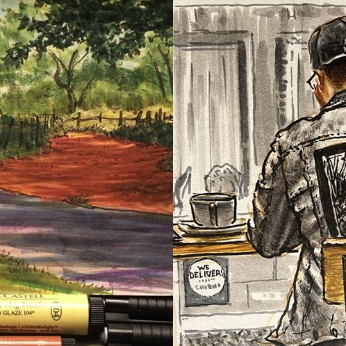Don Colley Urban Sketching Demo - Art Department LLC