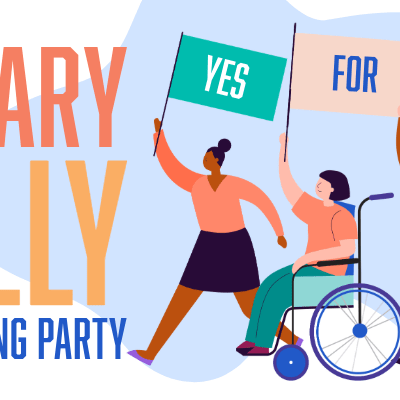 Library Rally Sign Making Party - Art Department LLC