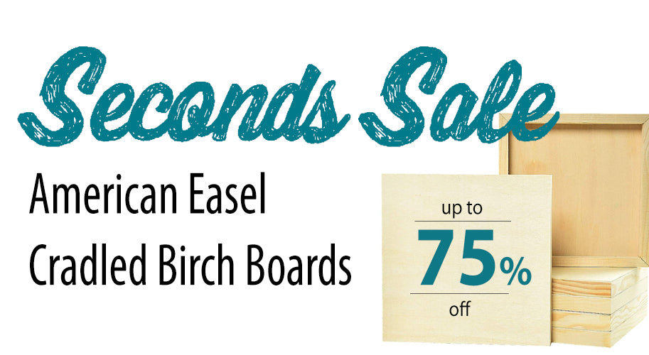 2023 Cradled Birch Board Second Sale with American Easel