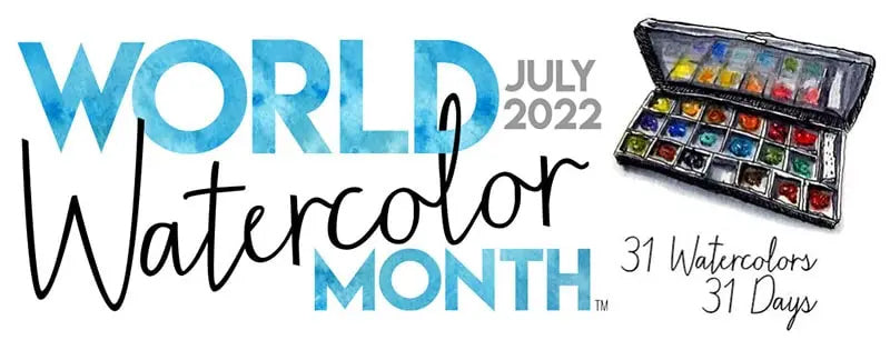 World Watercolor Month, July 2022