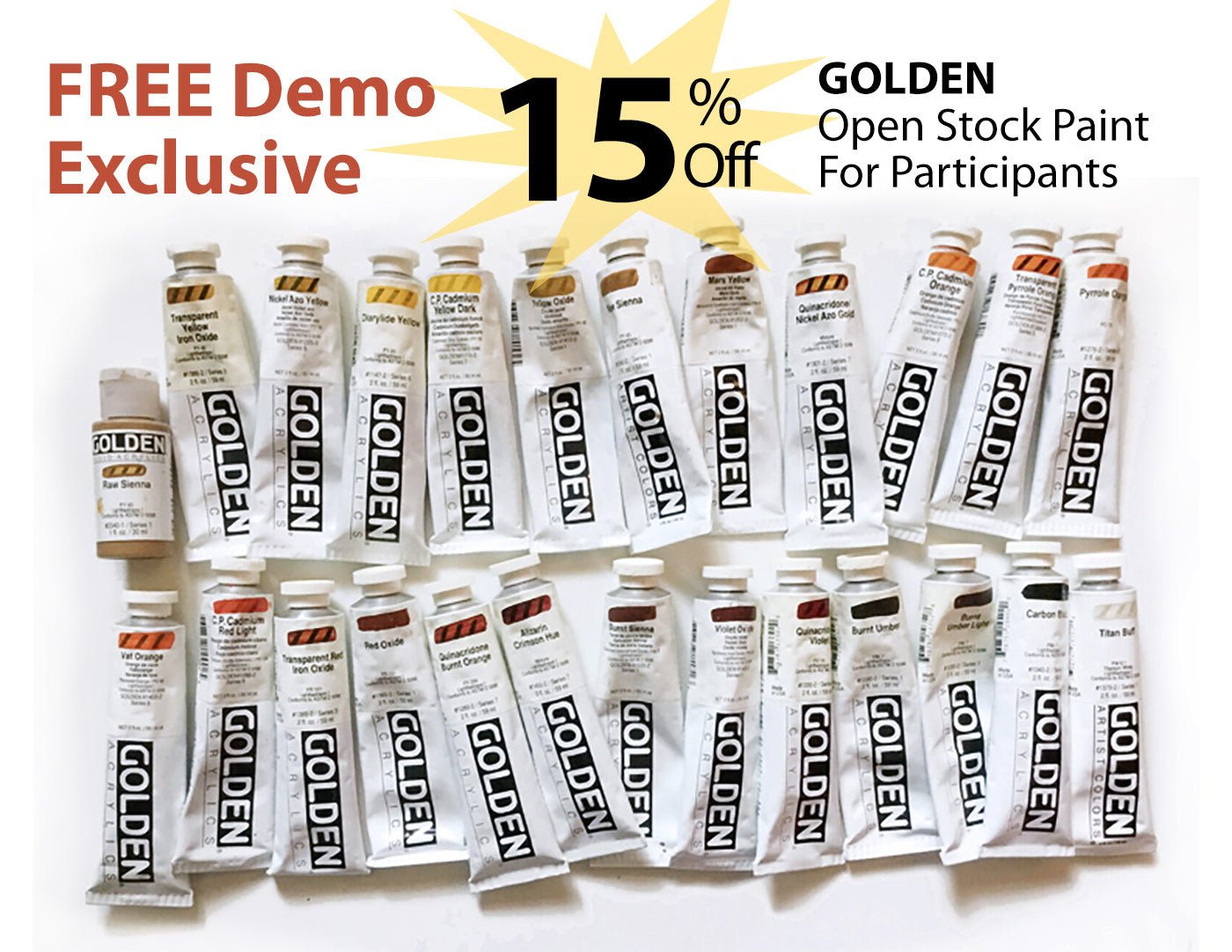 Free GOLDEN Virtual Mixed Media Lecture/Demo - Art Department LLC