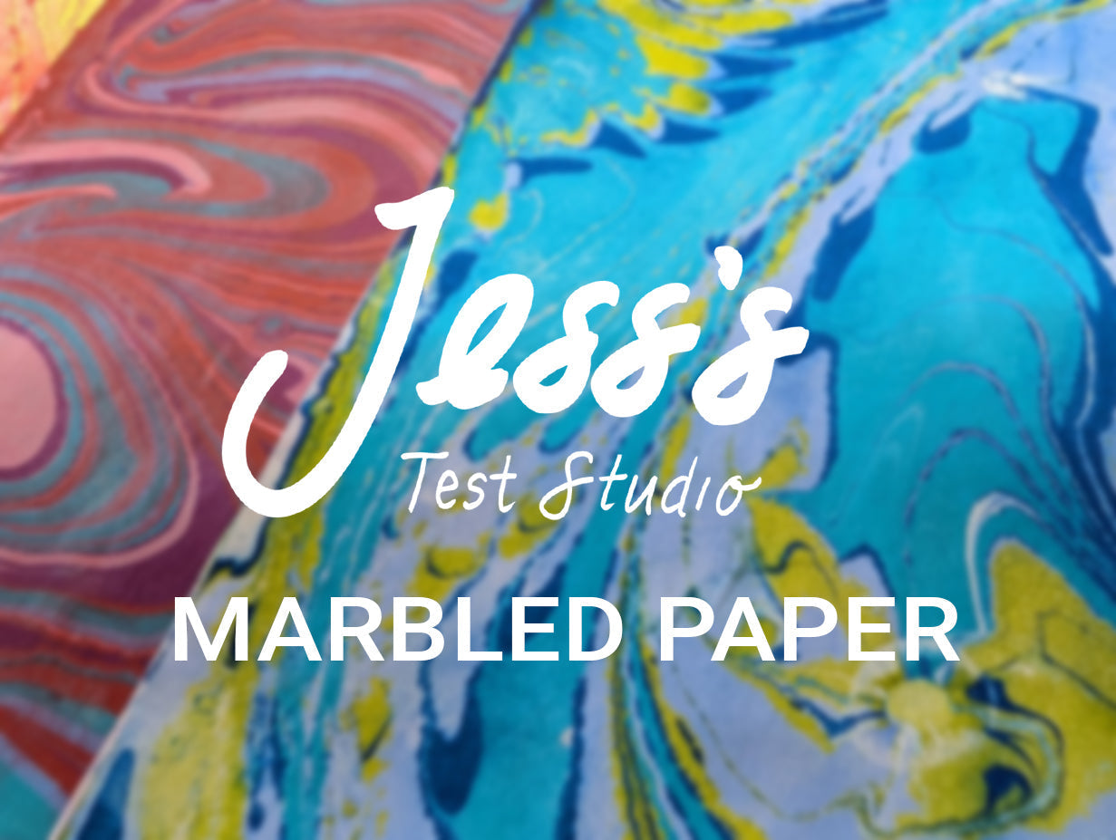 Jess’s Test Studio: Paper Marbling with Acrylics