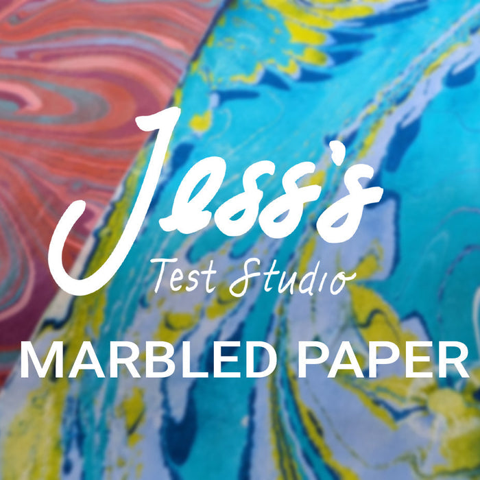Jess’s Test Studio: Paper Marbling with Acrylics