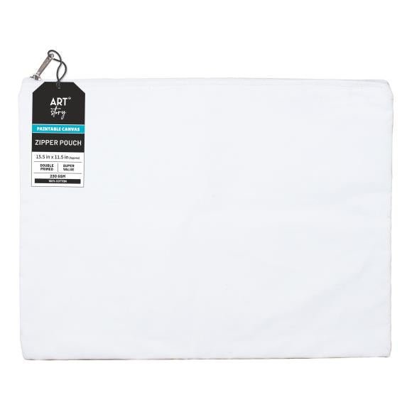 Canvas Zipper Pouches - Art Department LLC