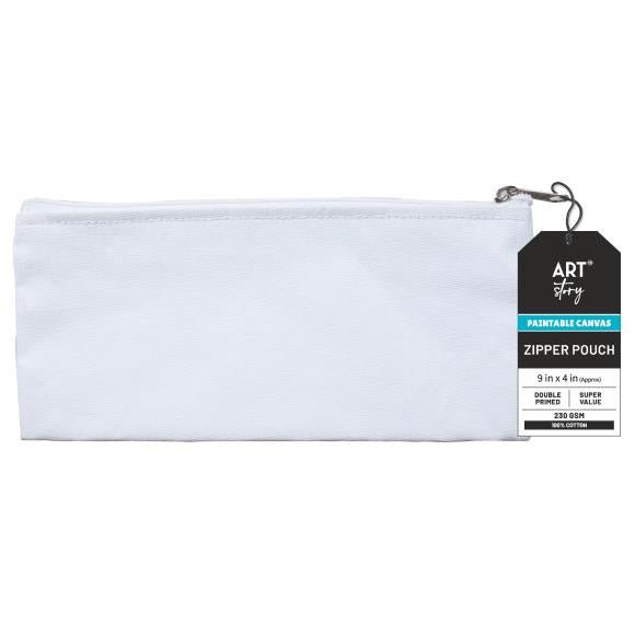 Canvas Zipper Pouches - Art Department LLC