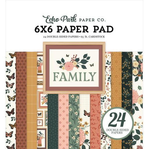 Family Double - Sided Paper Pad 6"X6" - Art Department LLC