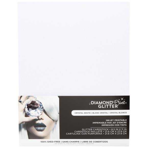 Inkjet Printable Glitter Cardstock 8.5"X11" - Art Department LLC