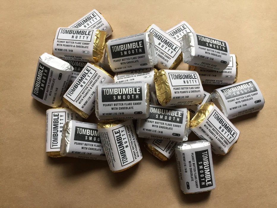 Tom Bumble Nutty Candy Bar - Peanut Butter Flake & Chocolate - Art Department LLC