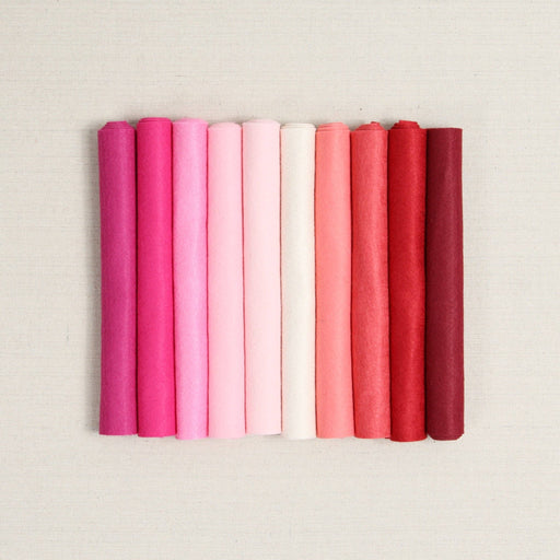 Wool Felt Sheets, XOXO Colorway - Art Department LLC