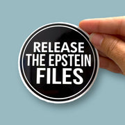 Release the Epstein files vinyl sticker - Art Department LLC