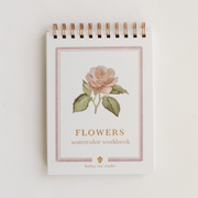 Flowers watercolor workbook - Art Department LLC