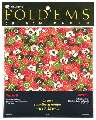 Origami Paper, Japanese Floral Prints, Yuzen II