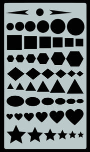Essentials Dotted Journal Stencil Set - Art Department LLC