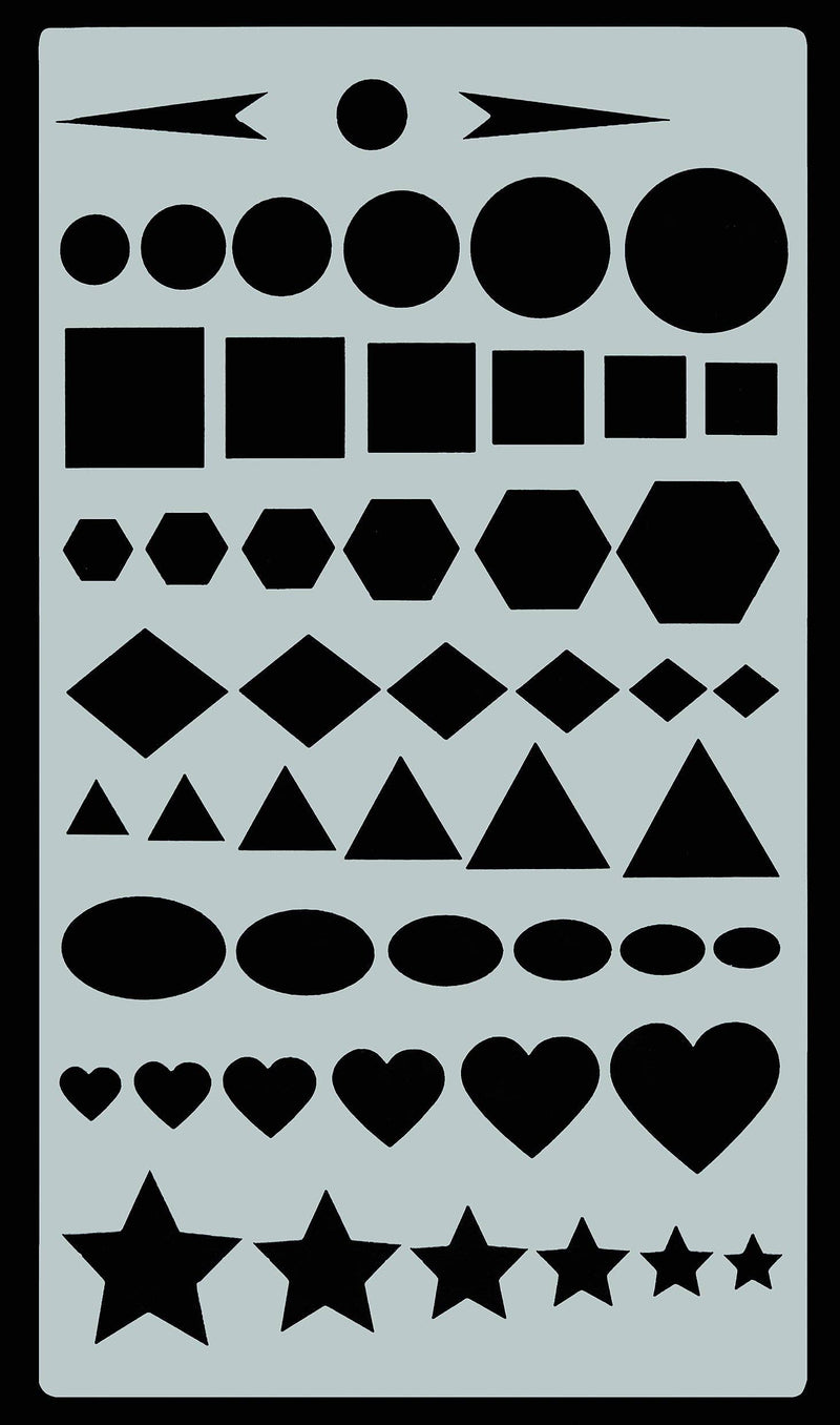 Essentials Dotted Journal Stencil Set - Art Department LLC