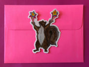 Magical Squirrel Sticker - Art Department LLC