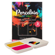 Ceramic Paint Palette - 3 Well - Art Department LLC