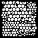 Woodware Bubbles 6 x 6 Stencil - Art Department LLC