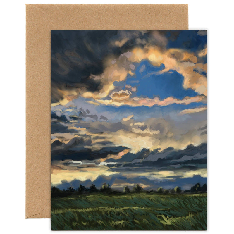 Sunset Skyscape — Everyday, Birthday, Thank you Card - Art Department LLC