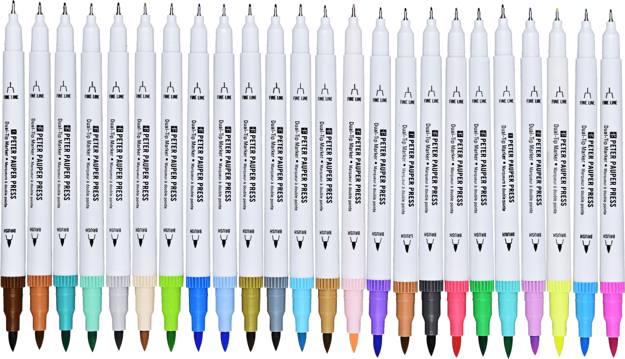 Studio Series Dual - Tip Pastel Markers (Set of 24) - Art Department LLC