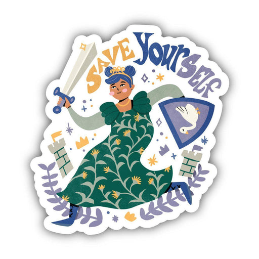 Save Yourself Fairytale Sticker - Art Department LLC