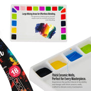 18 - Well Ceramic Palette - Art Department LLC