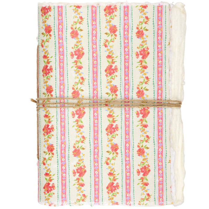 Striped French Floral Journal
