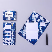 Apothecary Pigeon, Botanical Folding Letter Set - Pack of 6 - Art Department LLC