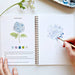 Flowers watercolor workbook - Art Department LLC