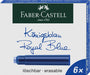 Fountain Pen Ink Cartridges, Box of 6, Royal Blue