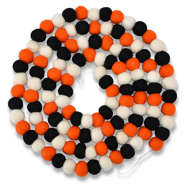 8' Pom - pom Garland, Halloween - Art Department LLC