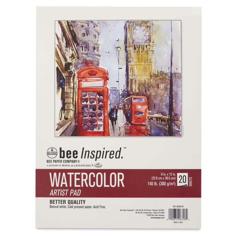 Bee Inspired Watercolor Pads - Art Department LLC