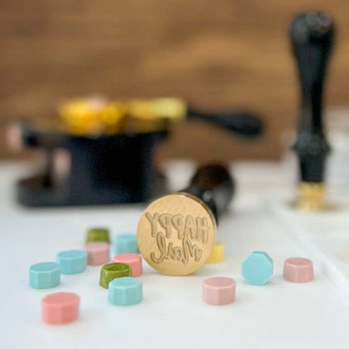 Happy Mail - Wax Seal Stamper - Art Department LLC