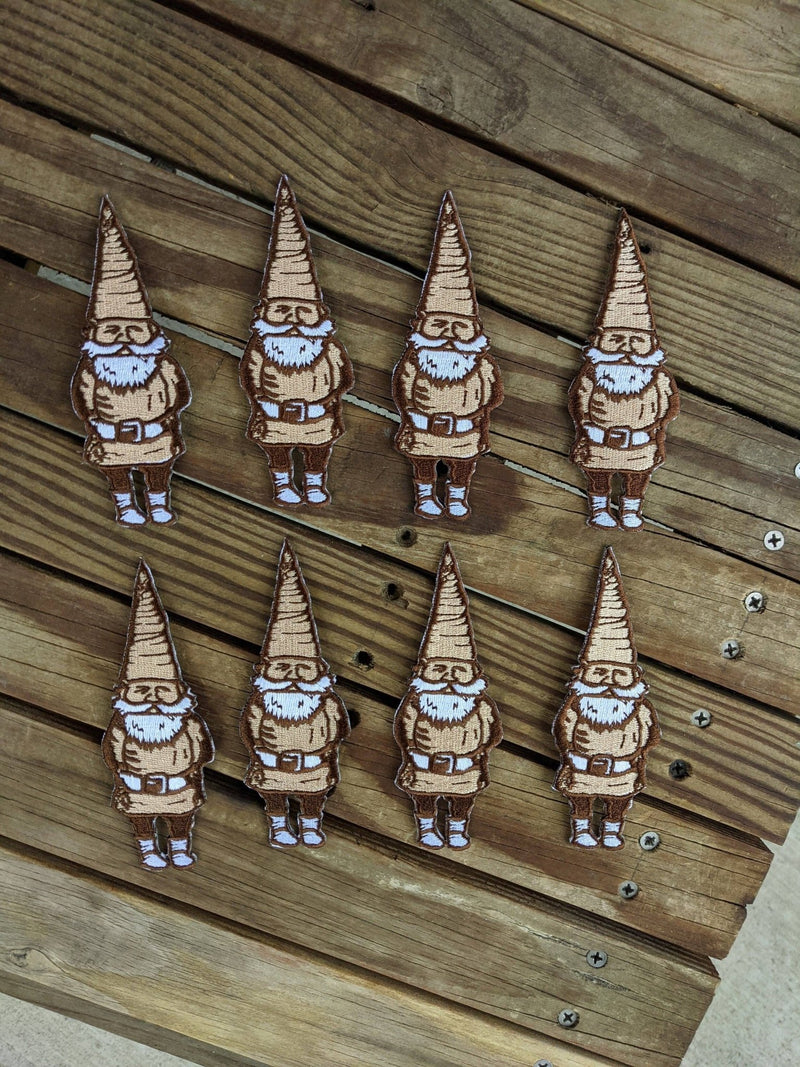 Iron-on patch | gnome - 4.5" x 1.6" - Art Department LLC
