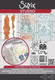 Studio Stamps & Stencil Sets - Ornate by Vic Hollins - Art Department LLC