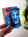 Protest Card, Lady Liberty