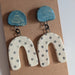 Handmade Ceramic Arch Earrings - Art Department LLC