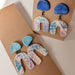 Handmade Ceramic Arch Earrings - Art Department LLC