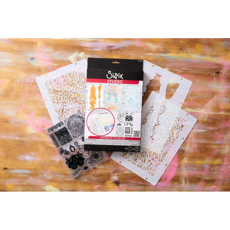 Studio Stamps & Stencil Sets - Ornate by Vic Hollins - Art Department LLC