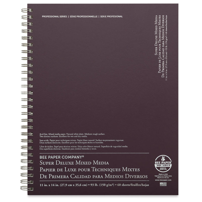 Bee Paper Super Deluxe Sketch Pads, 60 Sheet Wire Bound - Art Department LLC