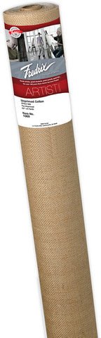 Fredrix Unprimed Cotton Canvas Rolls 52in x 3yds - Art Department LLC