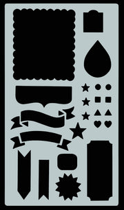 Essentials Dotted Journal Stencil Set - Art Department LLC