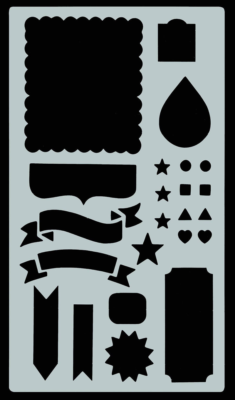 Essentials Dotted Journal Stencil Set - Art Department LLC