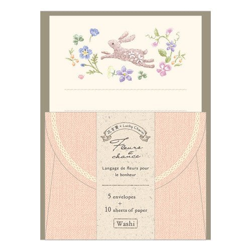 Fleurs et chance Stationery - Art Department LLC