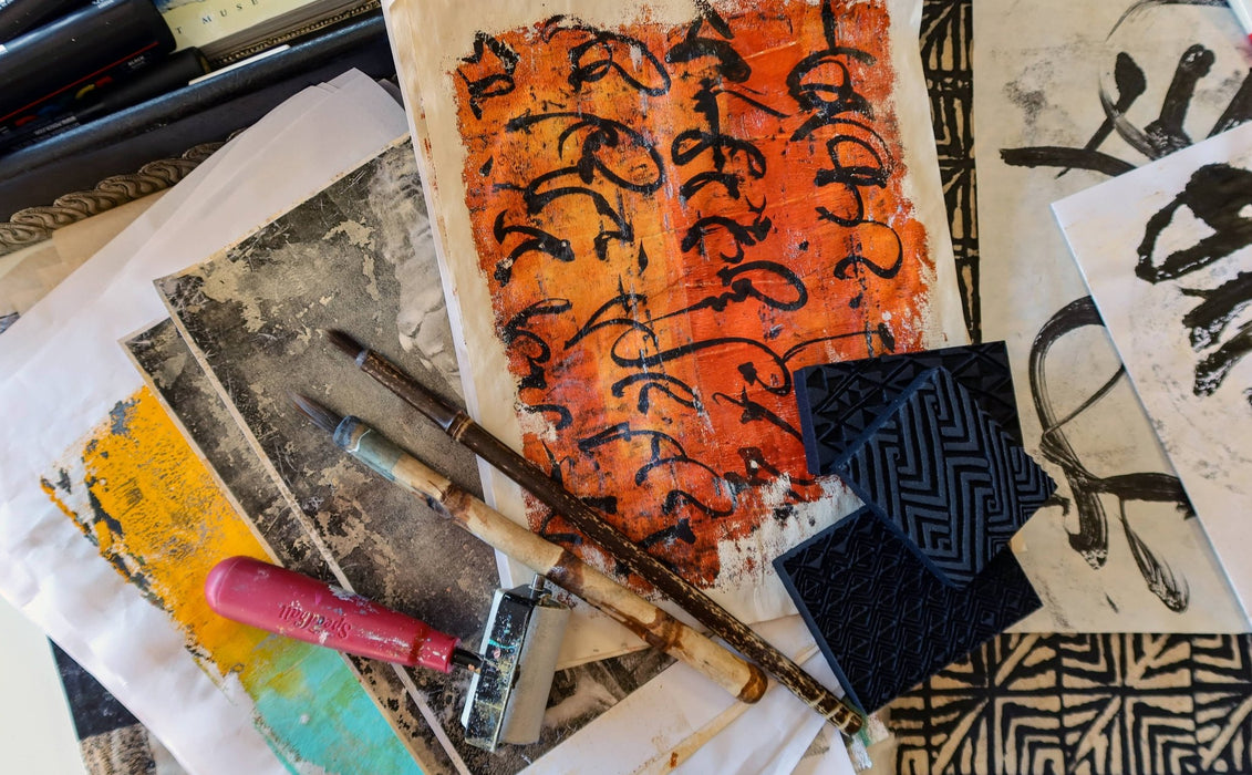 Gel Plate Printing for Mixed - Media Art - Art Department LLC