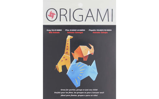 Origami Paper Fold-By-Number Wild Animals